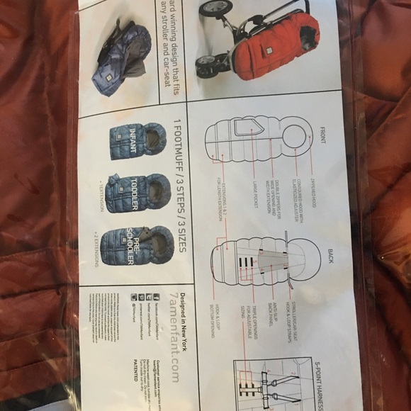 7am enfant blanket orange - Picture 7 of 16